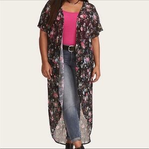 Floral Maxi Kimono